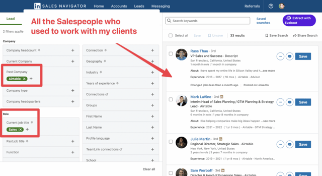 find client alumni