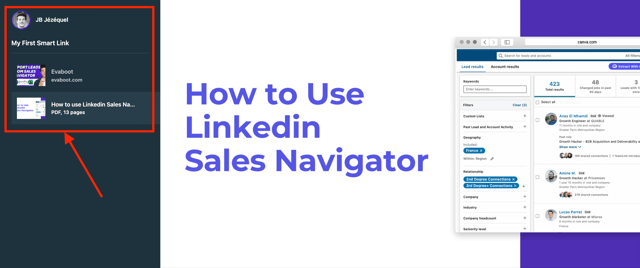 Qué son los enlaces inteligentes del Linkedin Sales Navigator