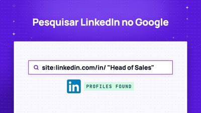 Como Pesquisar Perfis do LinkedIn no Google? [Tutorial 2026]