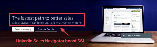 linkedin sales navigator aumenta SSI