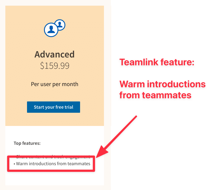 what is teamlink on linkedin