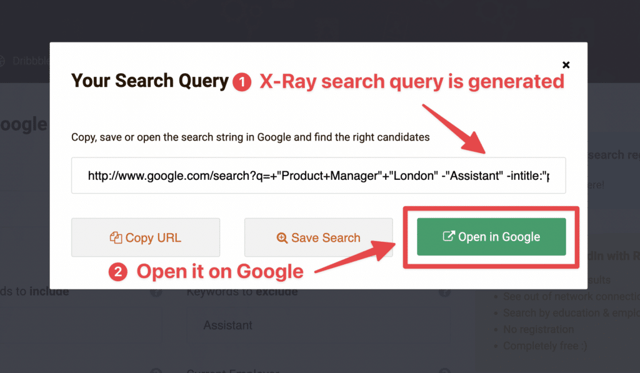 generate x ray linkedin recruitem