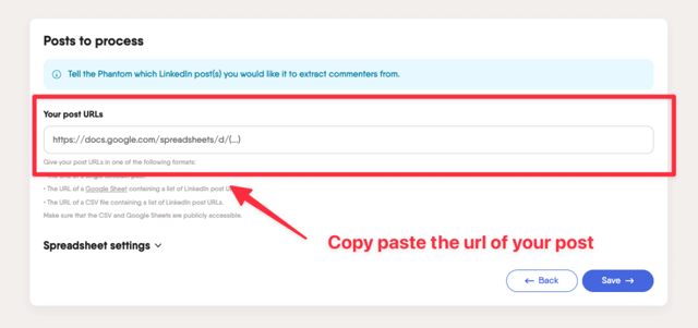 linkedin post url