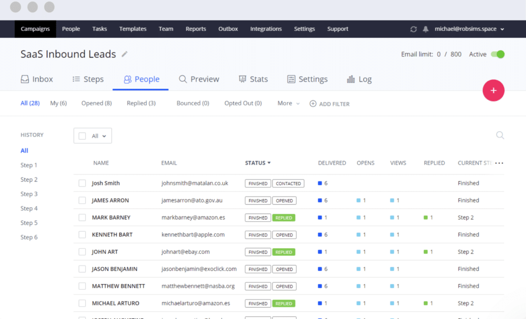 reply.io sales automation platform for outbound sales