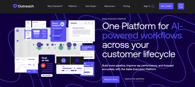 outreach.io ai powered sales engagement platform for prospecting