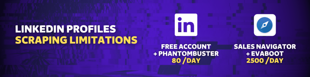 limitations de l'extraction de profils LinkedIn