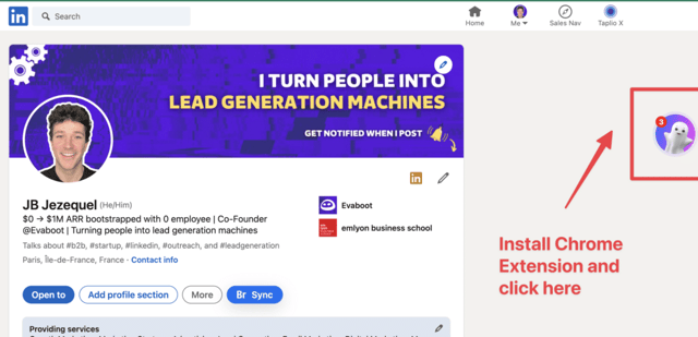 trouver des numéros de téléphone avec l'extension Chrome