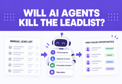 Will AI Agents Kill the Lead List? (2026)