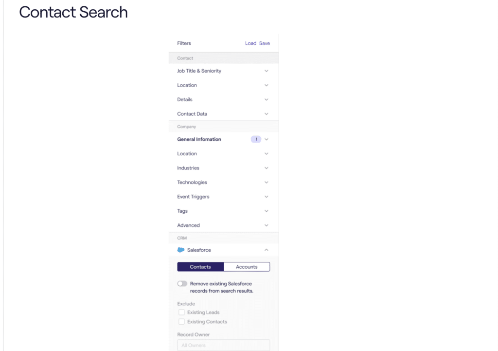 cognism contact search