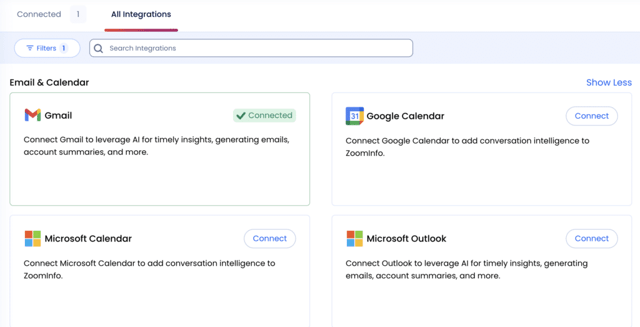 microsoft and google crm zoominfo