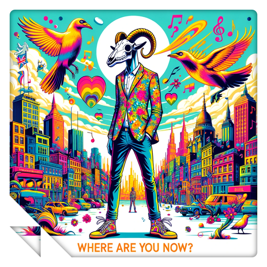 Cover for Where Are You Now?, generated with AI Music Generator