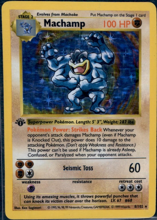 Machamp · 1st Edition Shadowless