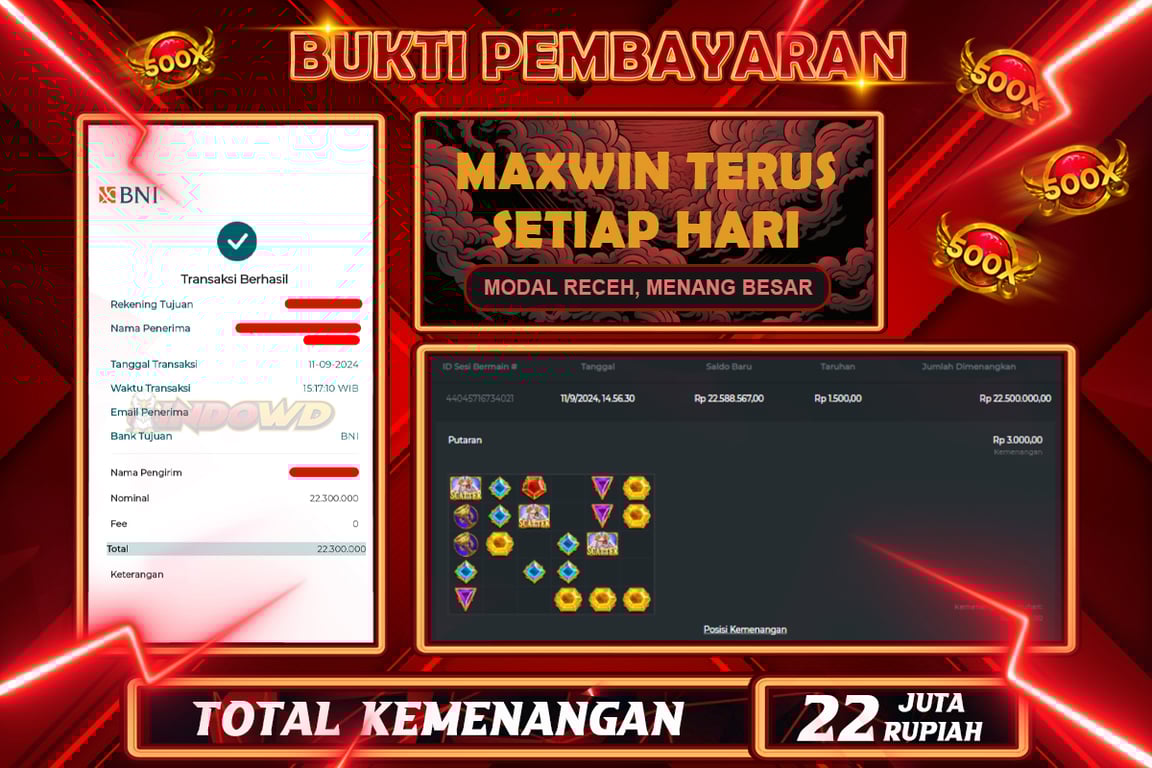 INDOWD JACKPOT SLOT GATES OF OLYMPUS Rp.20.300.000,- LUNAS