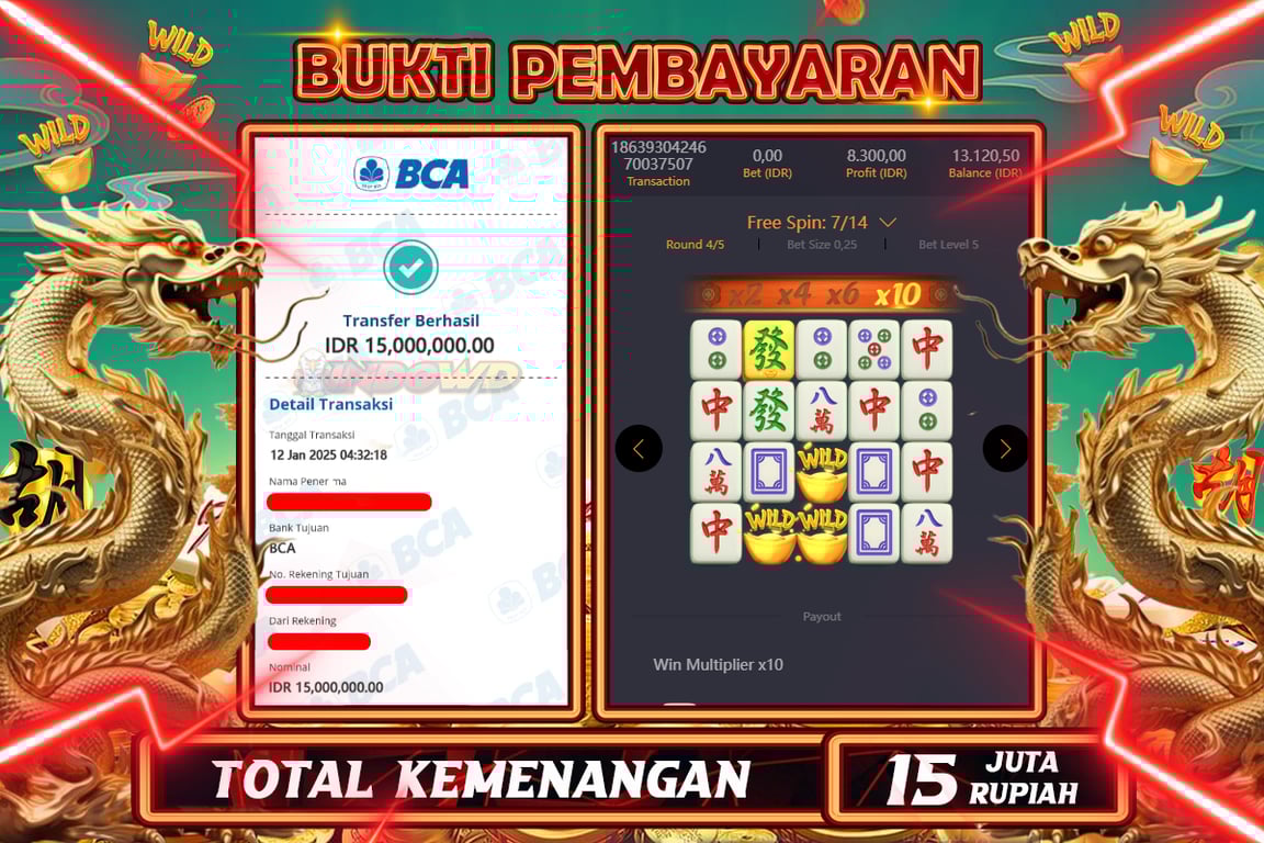 INDOWD JACKPOT SLOT MAHJONG WAYS 2 Rp 15.000.000,- LUNAS