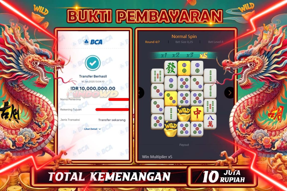 INDOWD JACKPOT SLOT MAHJONG WAYS 2 Rp.10.000.000,- LUNAS