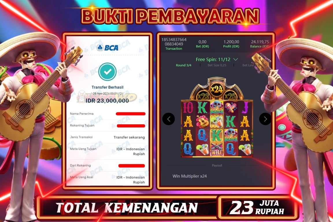 INDOWD JACKPOT SLOT WILD BANDITO Rp.23.000.000,- LUNAS
