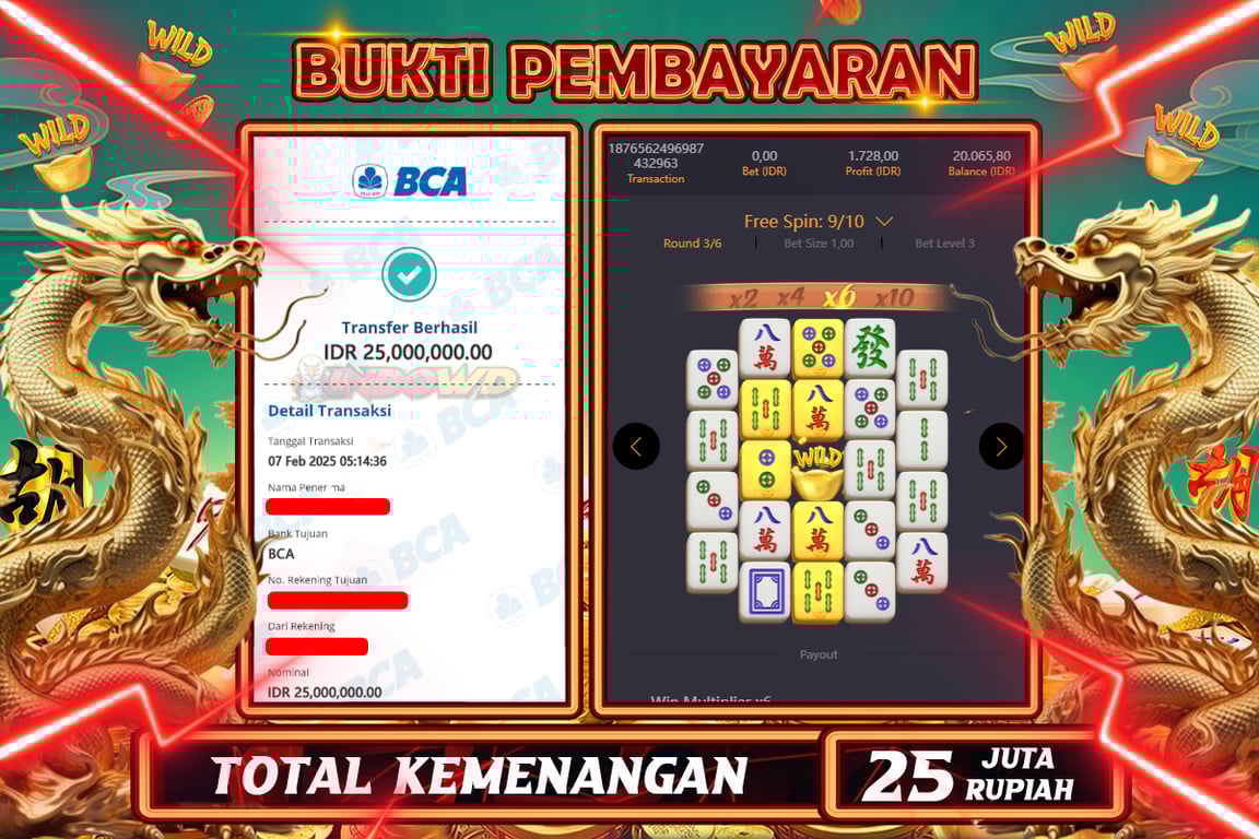 INDOWD JACKPOT SLOT MAHJONG WAYS 2 Rp25.000.000,- LUNAS