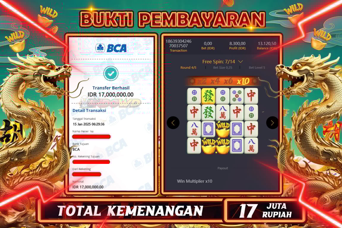 INDOWD JACKPOT SLOT MAHJONG WAYS 2 Rp 17.000.000,- LUNAS