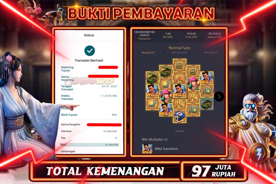 INDOWD JACKPOT SLOT BATTLEGROUND ROYALE Rp97.000.000,- LUNAS