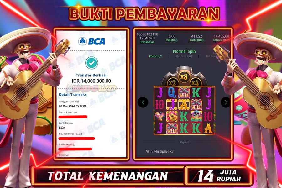 INDOWD JACKPOT LIVE GAMES  SLOT WILD BANDITO Rp.14.000.000,- LUNAS