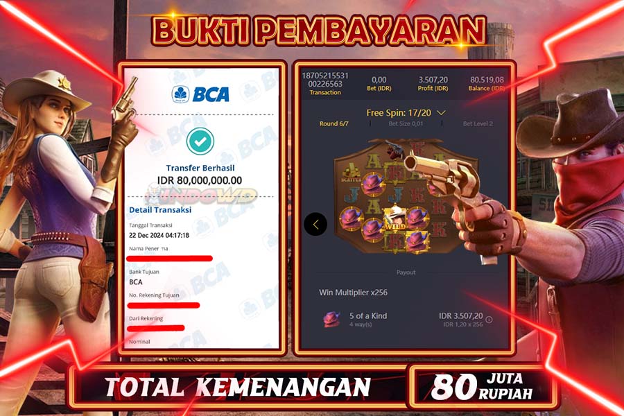 INDOWD JACKPOT LIVE GAMES SLOT WILD BOUNTY  Rp.80.000.000,- LUNAS