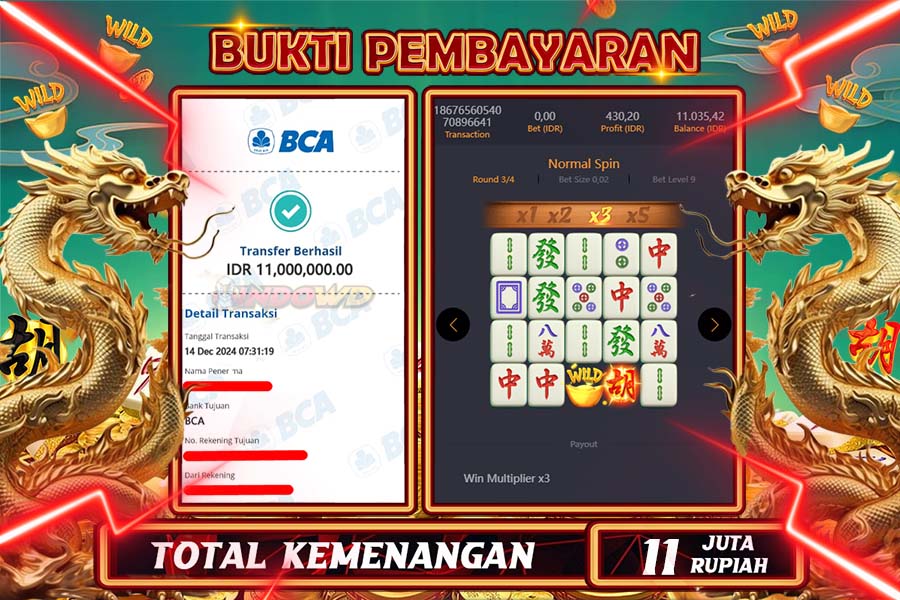 INDOWD JACKPOT SLOT MAHJONG WAYS  2  Rp.11.000.000,- LUNAS