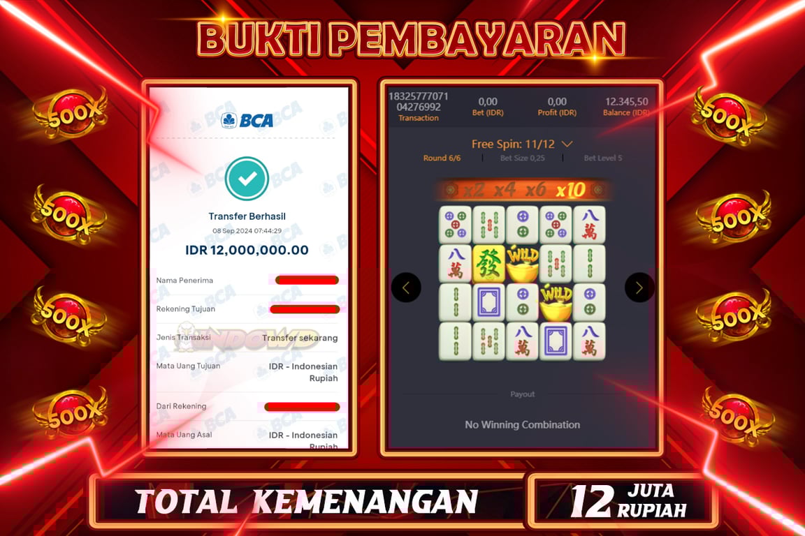 INDOWD JACKPOT SLOT MAHJONG WAYS 2 Rp.12.000.000,- LUNAS