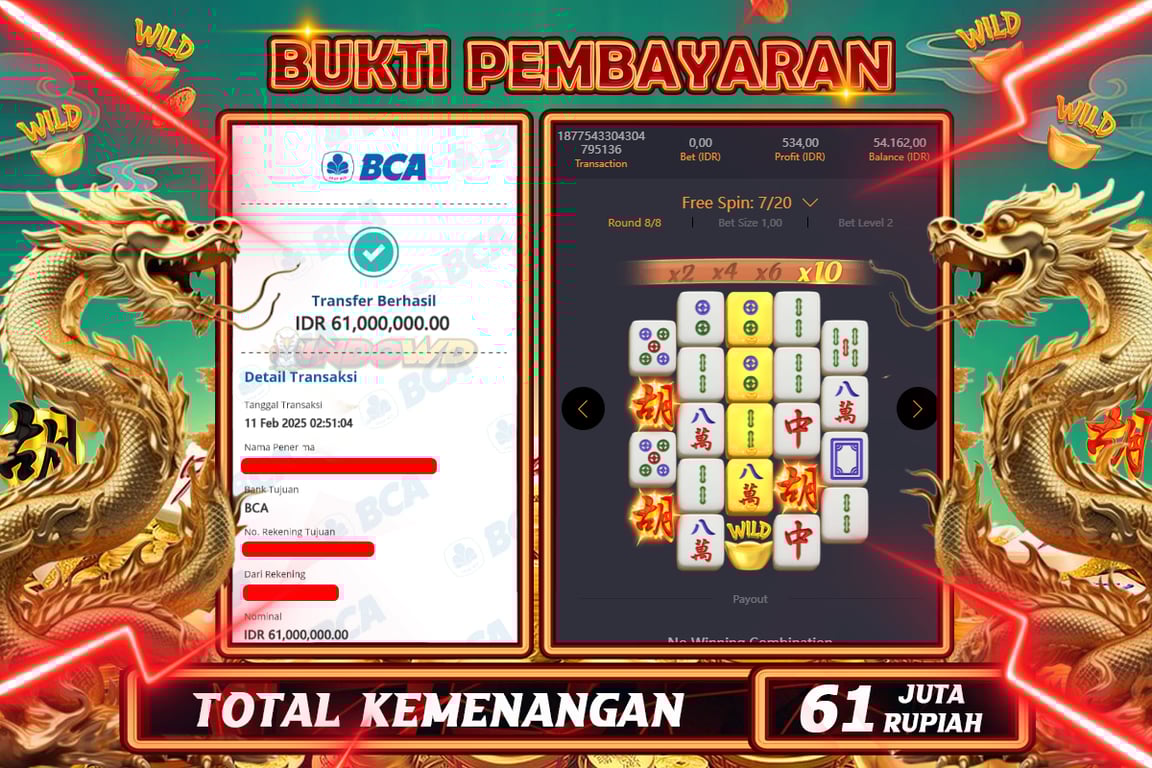 INDOWD JACKPOT SLOT MAHJONG WAYS 2 Rp61.000.000,- LUNAS