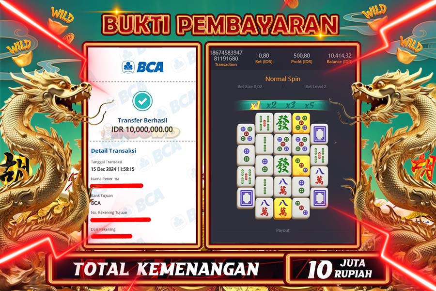 INDOWD JACKPOT SLOT SLOT MAHJONG WAYS 2 Rp.10.000.000,- LUNAS