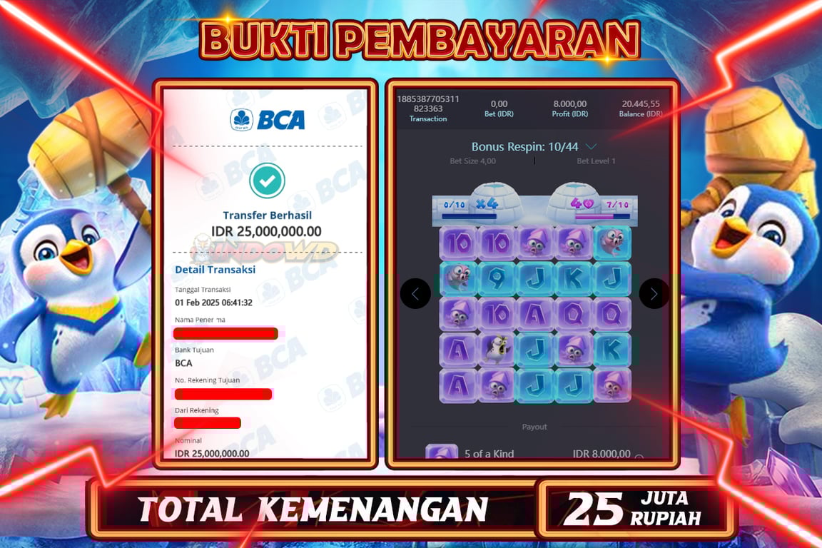 INDOWD JACKPOT SLOT THE GREAT IESCAPE Rp25.000.000,- LUNAS