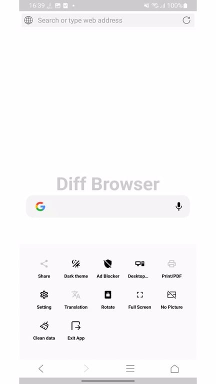 diff browser apk