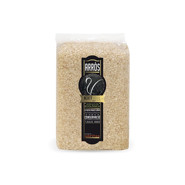 Arroz blanco redondo ecológico Riet Vell 1kg