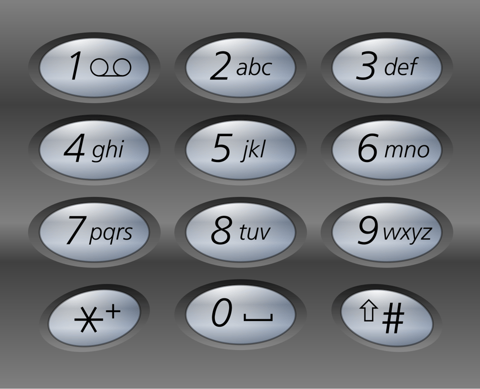 Phone keypad letter mapping
