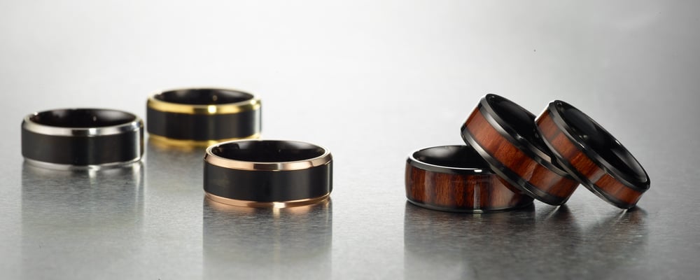 Bague Unisexe Chaîne En Acier Titane Avec Finition Or Et Argent - Taille 9 - Neuf - Marque Turtleland