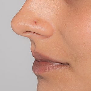 Piercing de nariz Acero quirúrgico Cristal premium