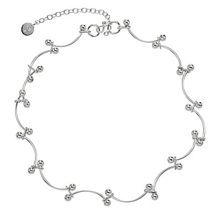 Silver anklet Silver 925 Wave