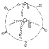 Silver anklet Silver 925 Crystal