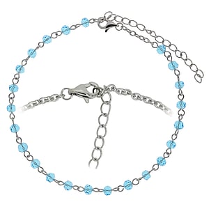 Anklet Steel Acrylic glass