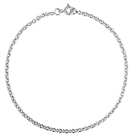 Anklet for children out of Silver 925. Length:19cm. Cross-section:2,2mm.