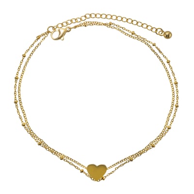 Cavigliera Donna Oro – Catena Piedi A Sfera In Acciaio Inox – Kim Johanson® 25cm - 4