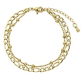 Anklet Stainless Steel PVD-coating (gold color)