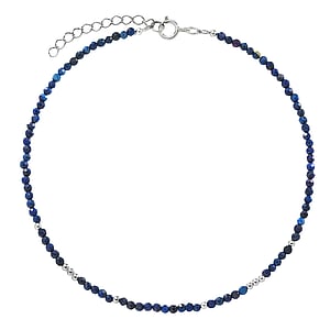 Tobillera de plata Plata 925 Lapislazuli