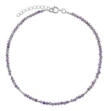 Silver anklet Silver 925 Amethyst