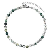 Agate anklet Stainless Steel Agate