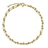 Silver anklet Silver 925 Gold-plated