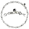 Silver anklet Silver 925 Bell