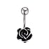 Belly piercing Surgical Steel 316L Flower