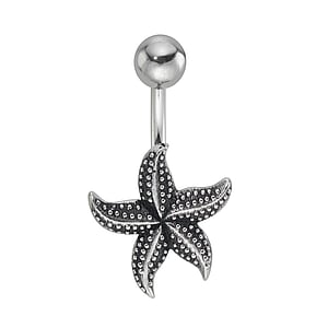 Belly piercing Surgical Steel 316L Starfish