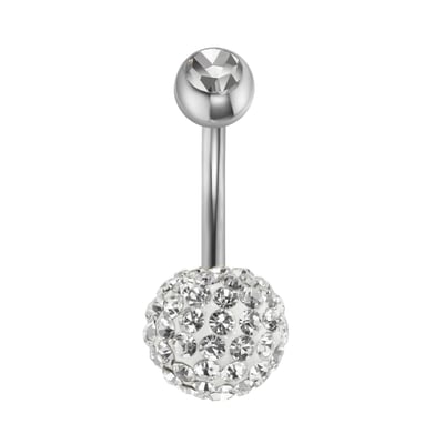 Boule Opale Synthétique Pour Tige 1.6mm Vis Interne Ou Micro-dermal