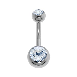 Bellypiercing Surgical Steel 316L zirconia